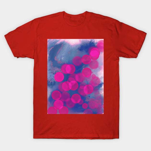 Twilight - Beautiful Abstract in Pinks and Purples T-Shirt by Krusty